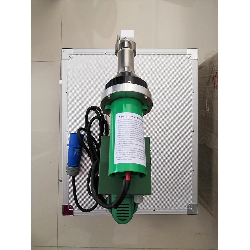 manual welding extruder for welding containers,installations and pipeline construction in workshop and building site operation