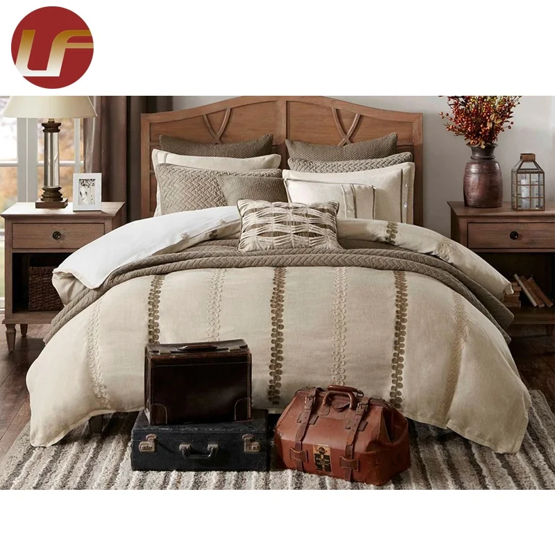 High Queen Bedroom Furniture Bed Frame Modern White Antique Wooden Queen Bed Frame