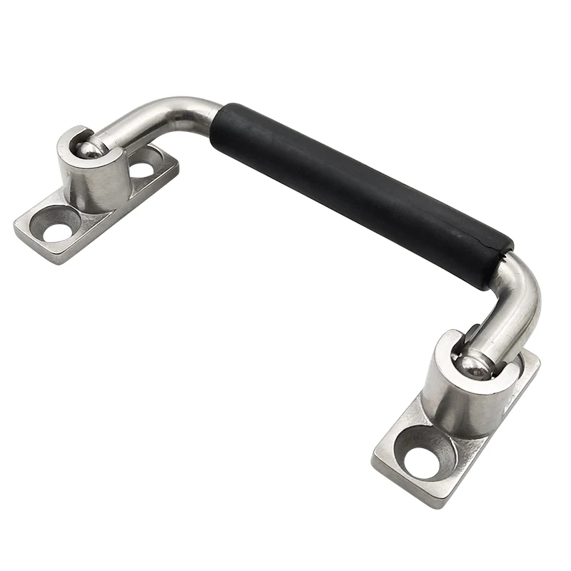 LS508-100 Stainless Steel Grip/Movable Folding Handle Industrial Distribution Box Iron Cabinet Furnitures Handle 100mm