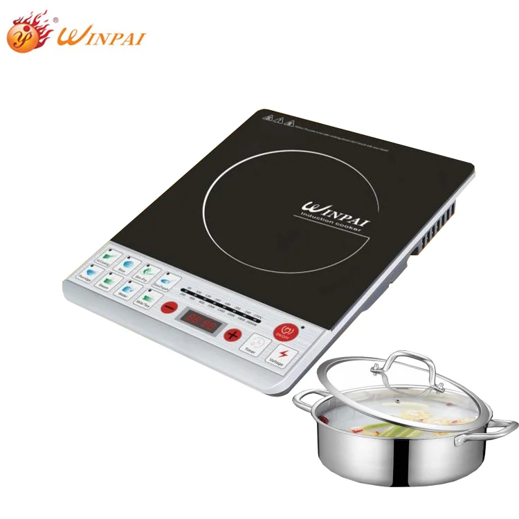 110V Newly Portable Electric Stoves Button Control Induction Cooker For Home Appliance