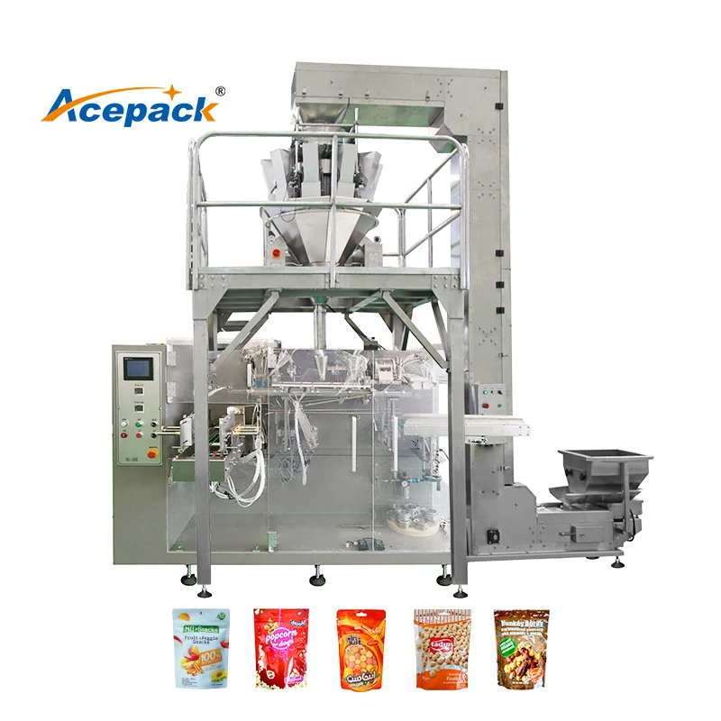 Tea Sachet Filling Premade Pouch Vegetable Seed Packaging Soybean Packing Machine
