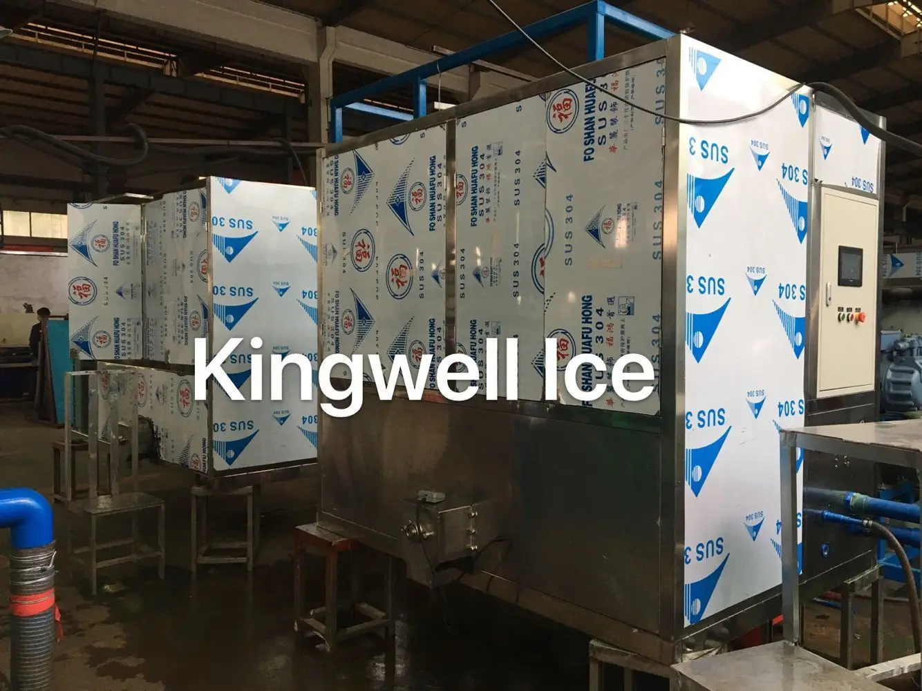 Big Capacity Ice Cube Making Machine For Supermarket