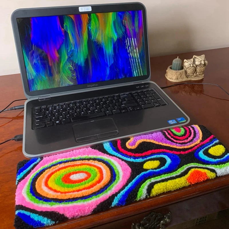 Desk Accessories Keyboard Arm Rests Green Lawn Wrist Pad Office Wrist Support Rest for Computer Keyboard