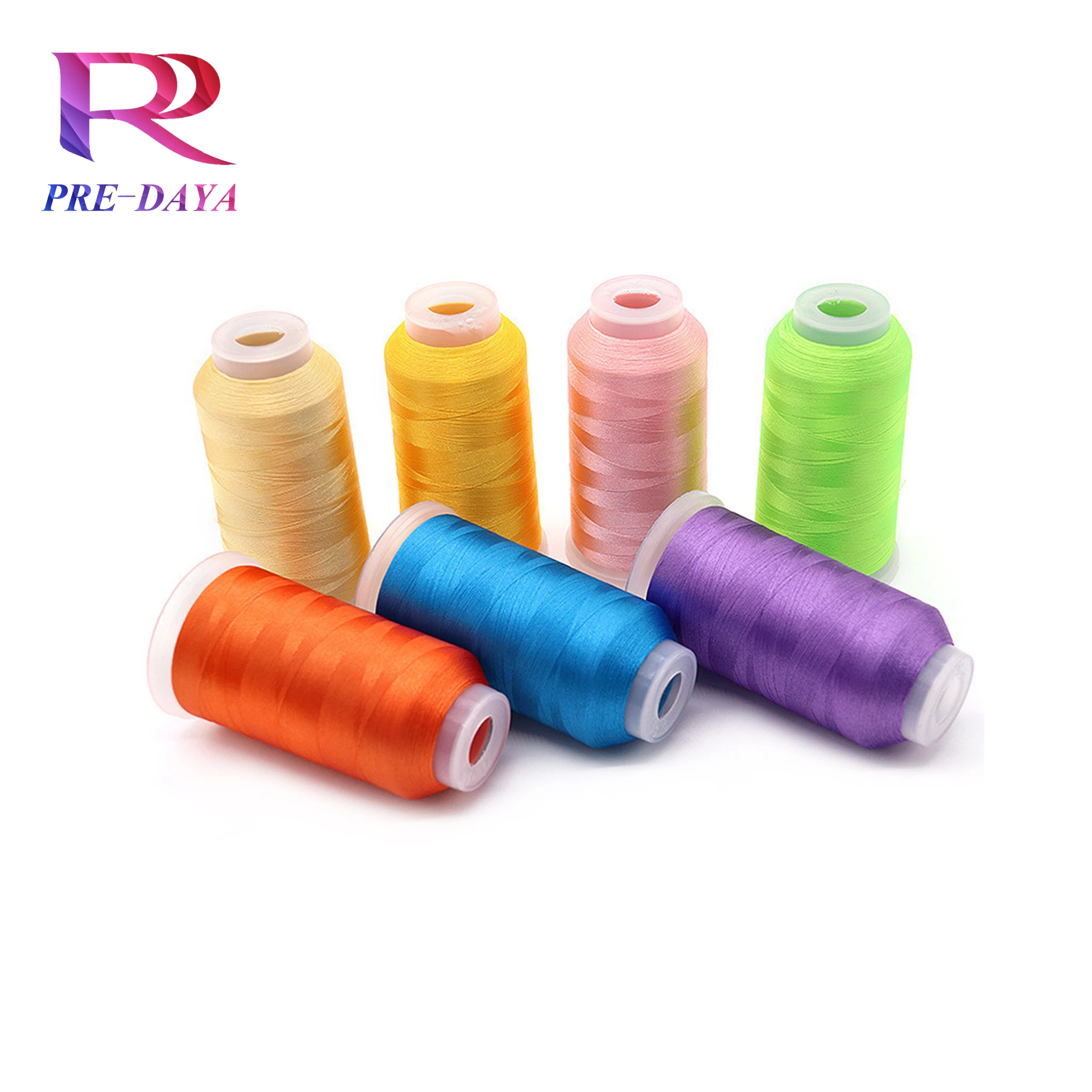 China Supply Polyester 100% Rayon OEM Thread 150D/2 Embroidery Sewing Bag Closing Thread