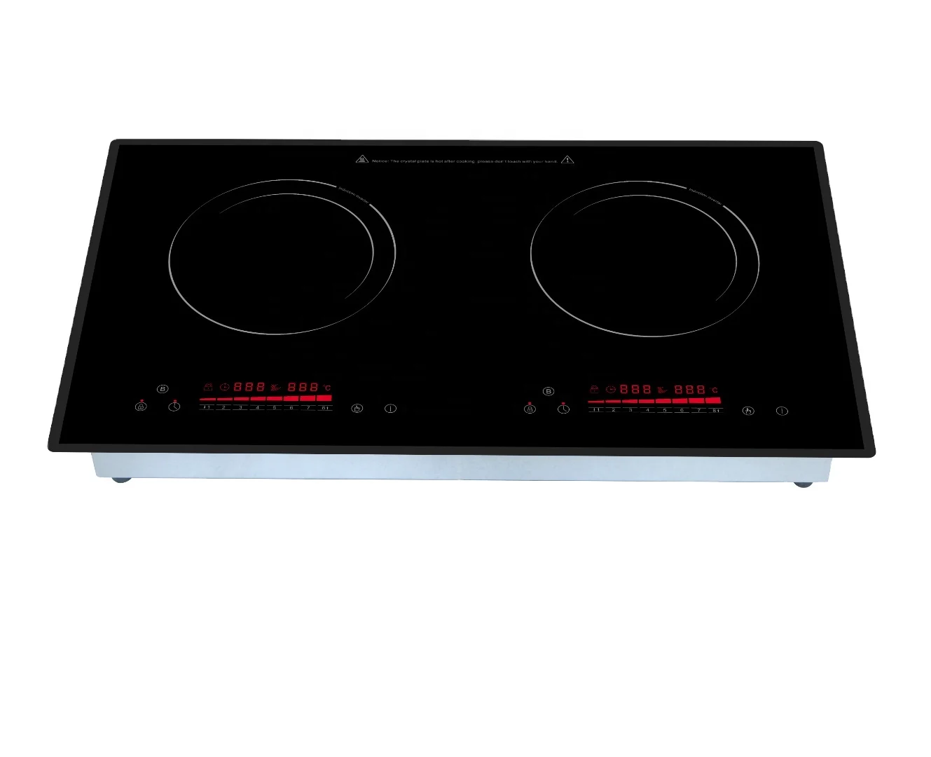 EGO  half bridge  market multi- hob vetro ceramic stove commerical induction 2 burners cooker