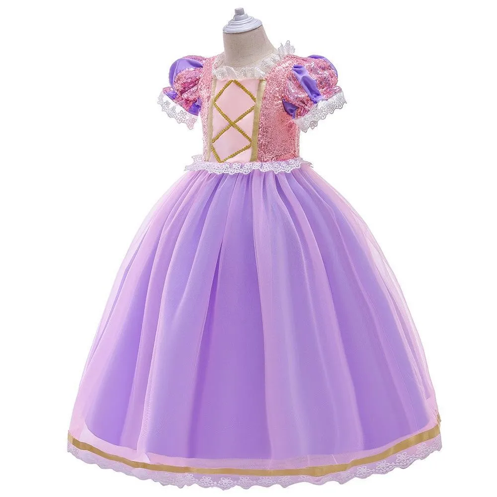 Kids Girl Birthday Party Baby Girl Christmas Princess Dresses costume