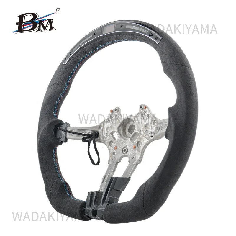 Для BMW M5 F10 Многофункциональный светодиод Volante Alcantara настроить F11 F18 F07 F06 F13 F12 серии оптом руль от BM