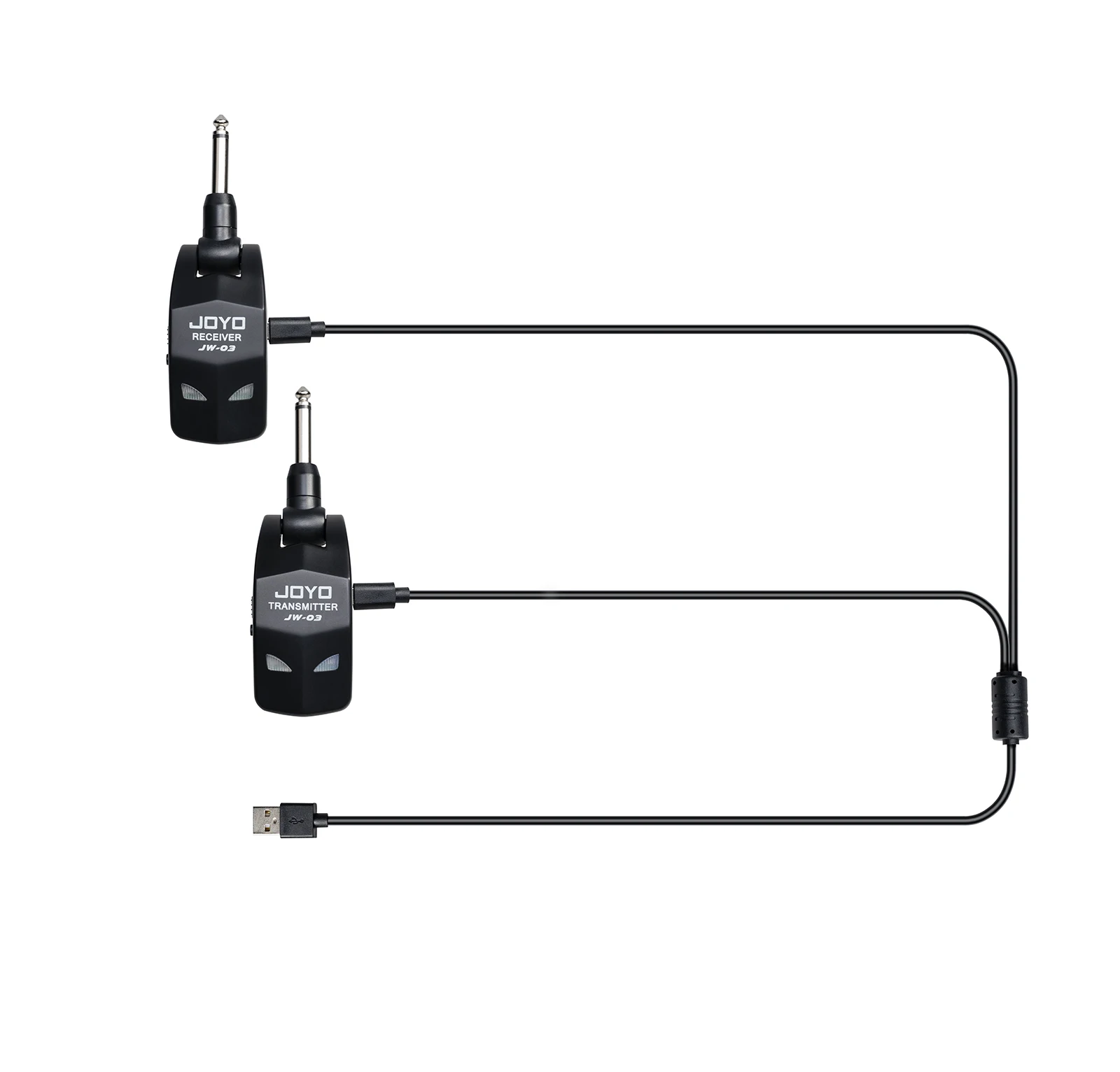 JOYO JW-03 professional wireless guitar speaker system rechargeable guitar transmitter and receiver