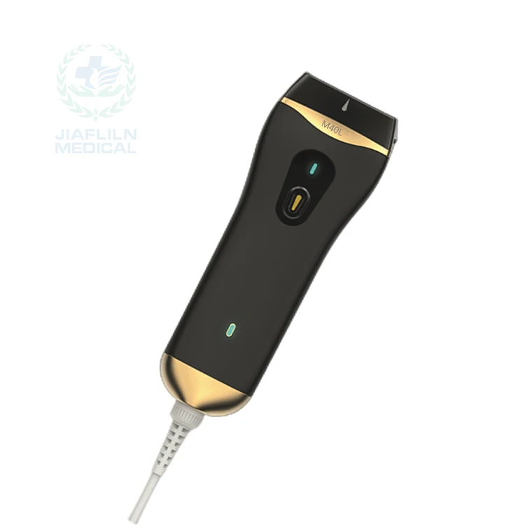 China Portable Ultrasound 128 Element Linear Vascular Probe iPhone Ultrasound Machine Doppler Vascular