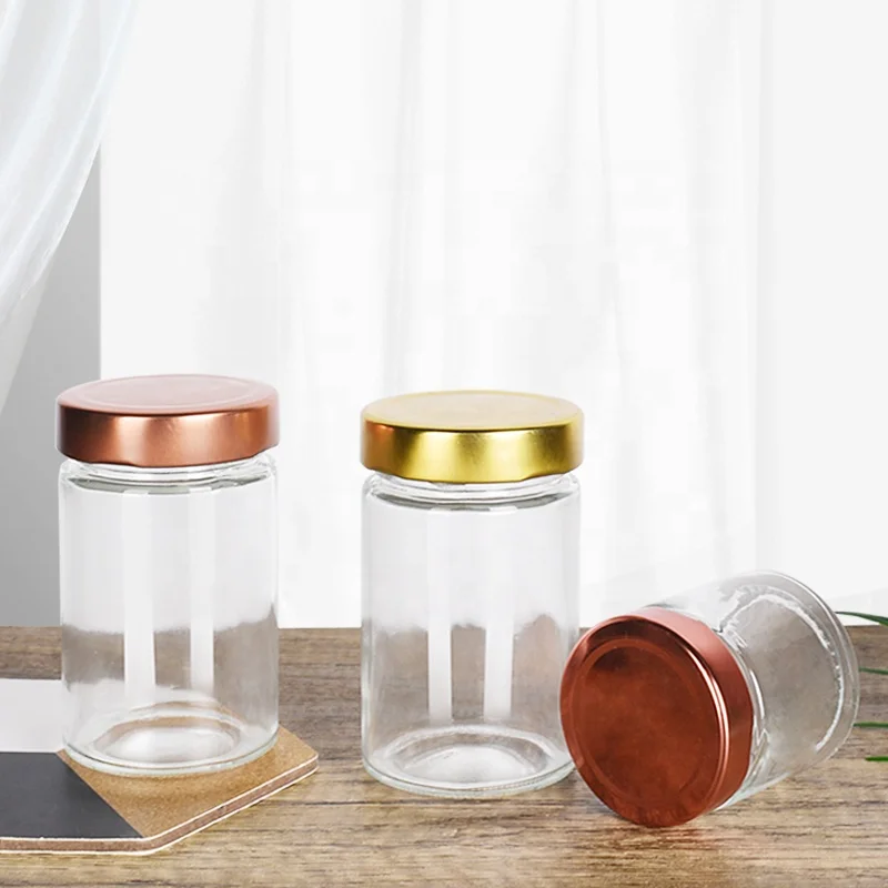 Ru Star Kitchen Accessories Classic Refillable Sealed Clear Glass Storage Jar With Screw Cap