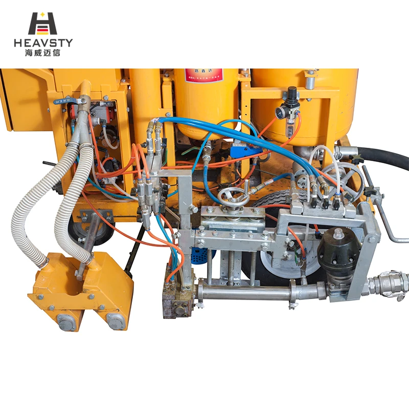 Advanced Safety Standards Premixed 2-component Material Cold Plastics Dots Painting Road Marking Machine