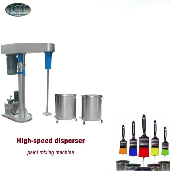 Hydraulic lifting high speed disperser/paint mixing machine/1000kg industrial mixer