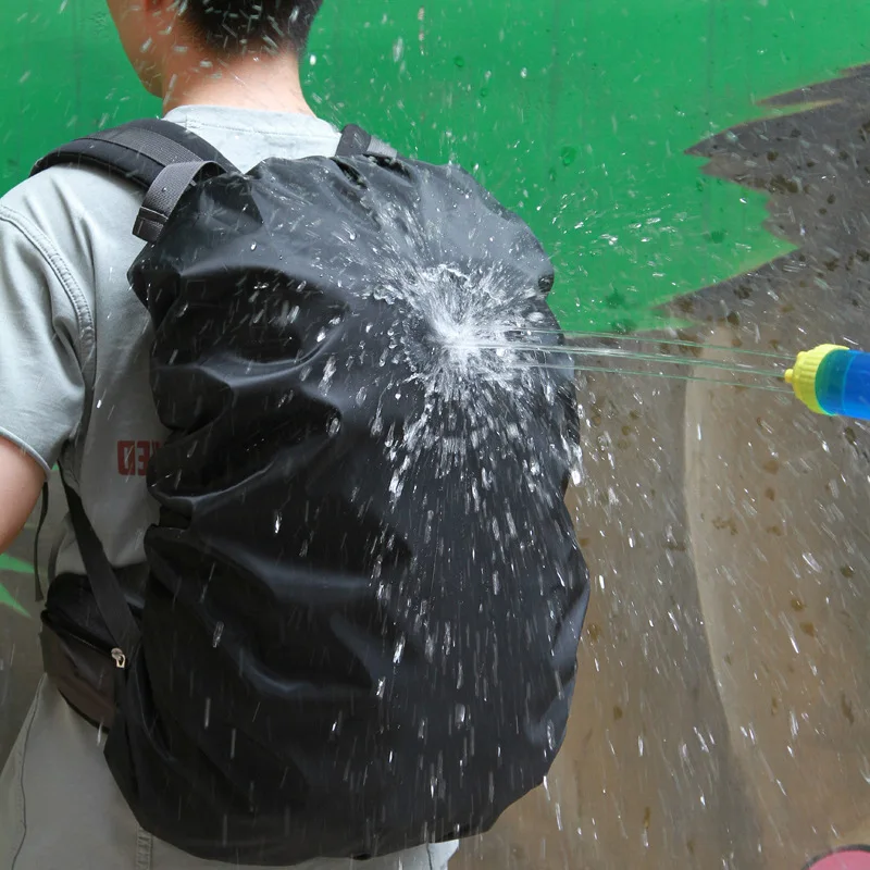 Factory wholesale dustproof waterproof and UV resistant night reflective elastic mountaineering backpack raincover