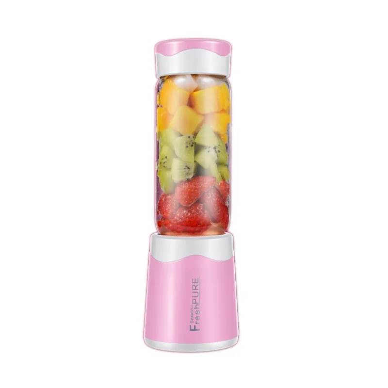 Kaiteng portable usb commercial automatic 380ml electric blender juicer for kitchen