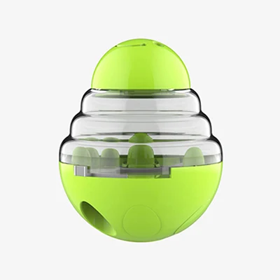 Amazon hot sale dog puzzle toy feeding bowl dispensing toys plastic dog toy leakage ball