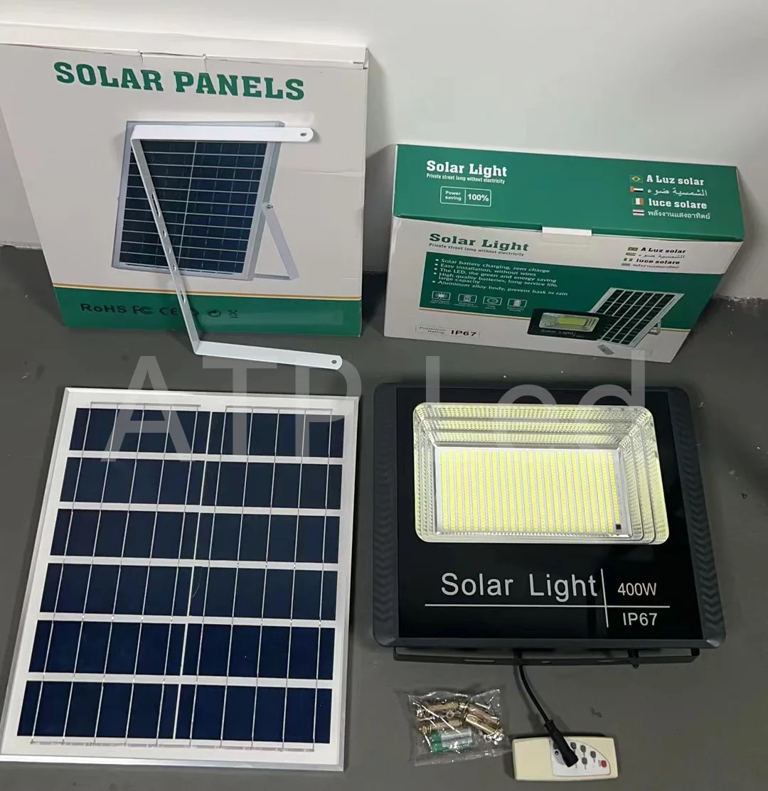 High Quality  IP65 Waterproof Outdoor SMD 50w 100w 150w 200w 300w solar led flood light with EXW price