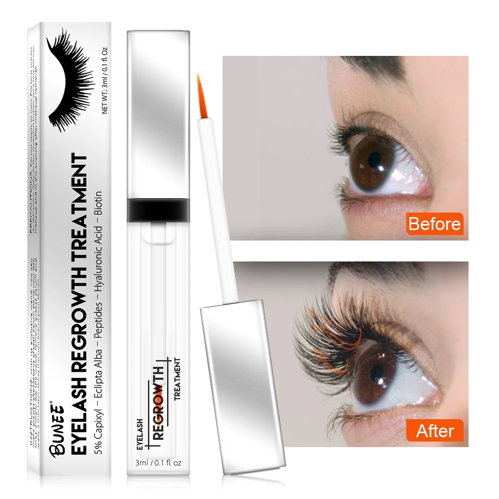 Wholesale Natural Organic Keratin Vegan Castor Oil Lash Booster Eyelash Growth Treatments Eye Lash Enhancing Serum