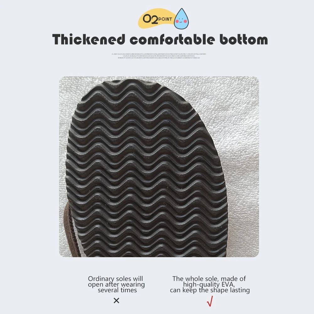 Eco-friendly slippers Cork sole slipper with logo Biodegradable bamboo slipper