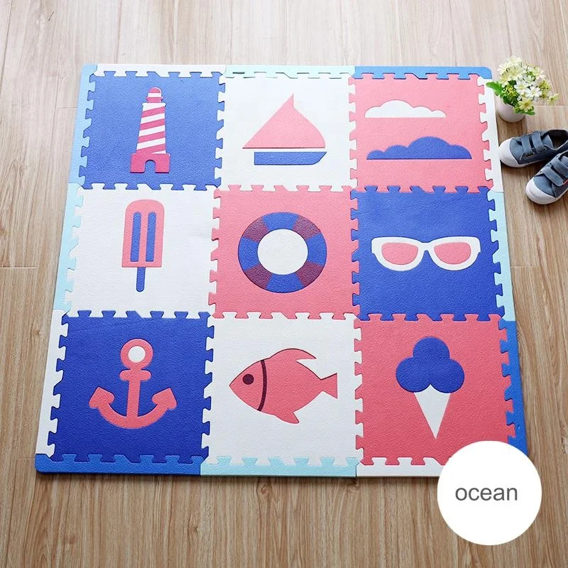 Lifttop Children Developing Play Rugs Baby Play Mats Number Letter Cartoon EVA Foam Puzzle Mats