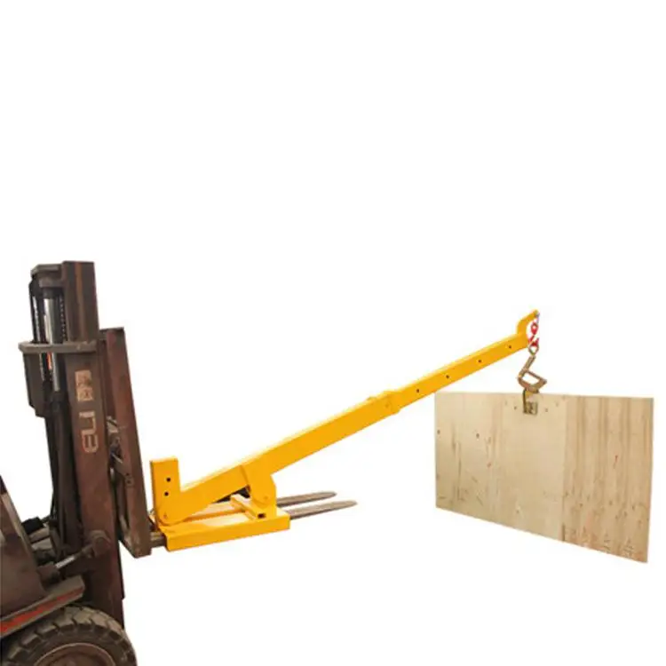 High Quality Telescopic Fork Mounted Jibs Convert a forklift truck into a mobile crane