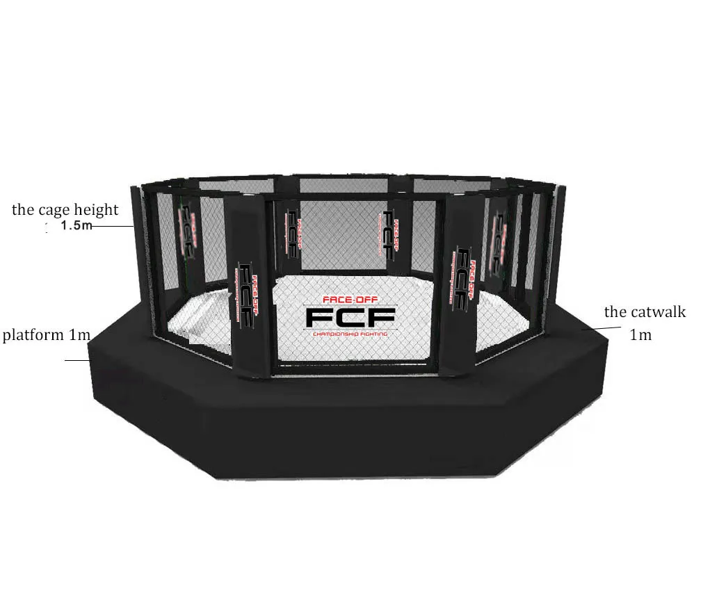 Hot selling cheap mma cage octagon custom fight cage for home gym use