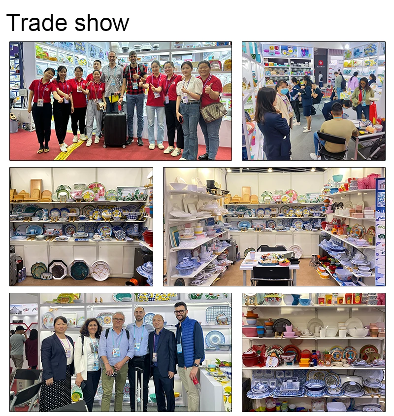 Melamine Plates Set Big Size Salad Plates Unbreakable Serving Dishes Great for Indoor and Outdoor Use Gray plate with crackle