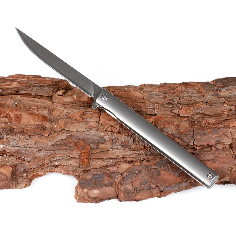 
High end M390 steel blade folding pocket knife with titanium alloy handle 