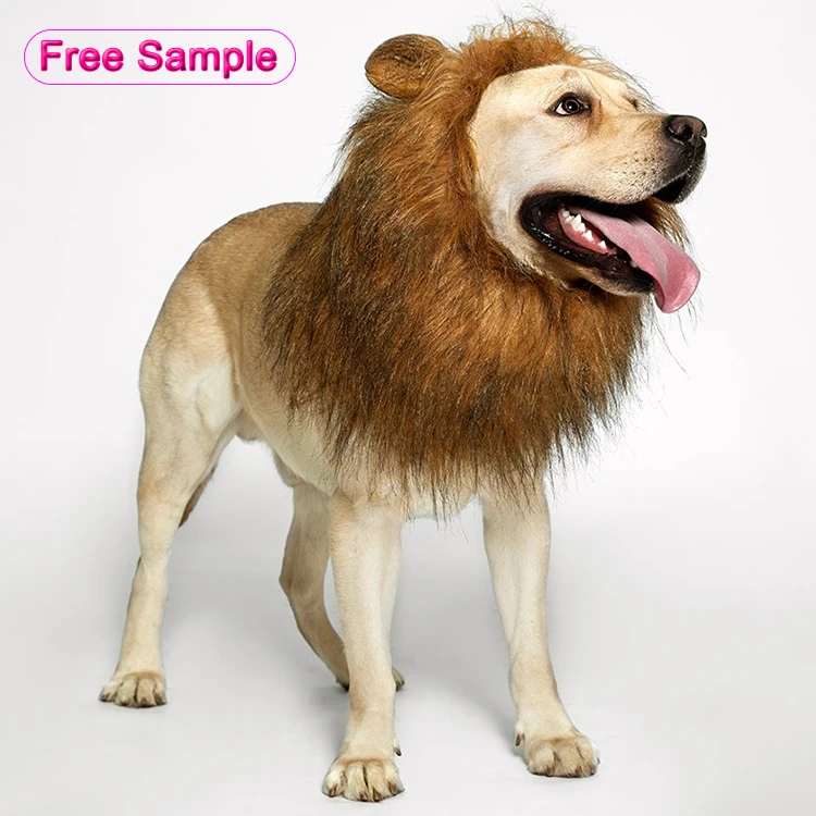 Halloween Funny Lion Mane Apparel Pet Costume Hoody Jacket Sweater Coat Costumes Dog Clothing for Dog