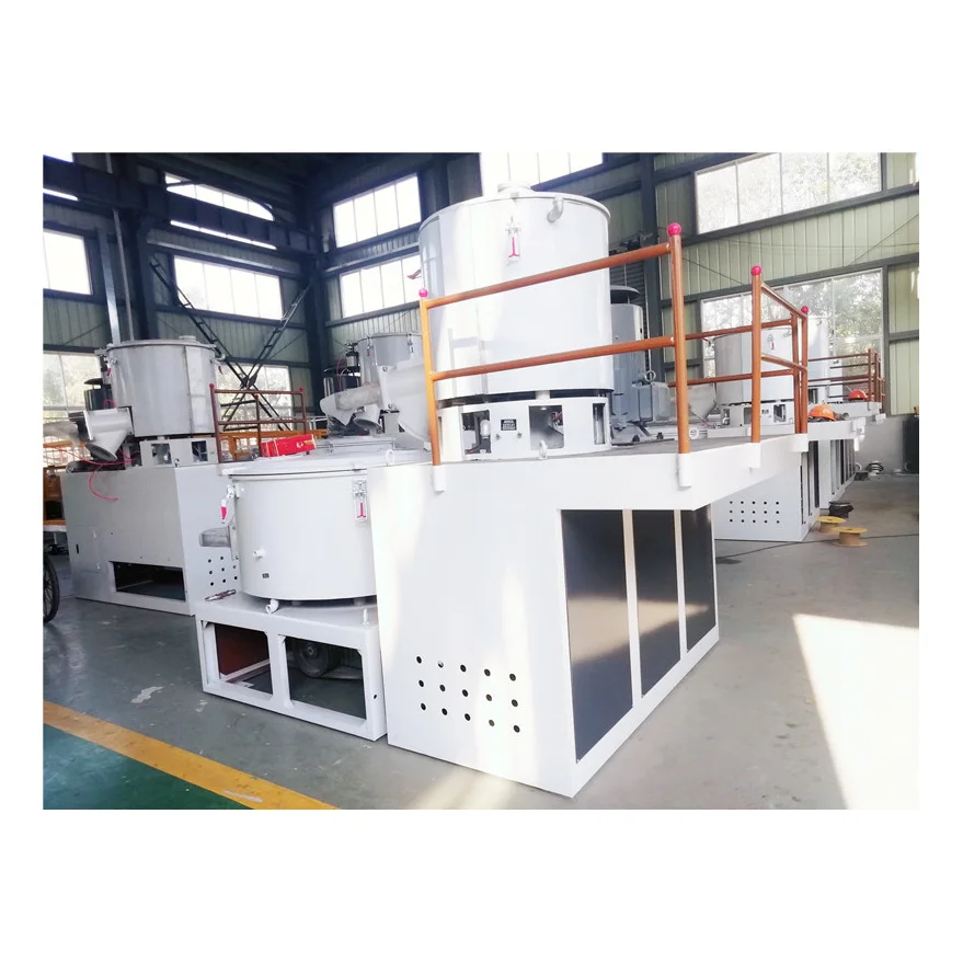 Lab Scale Pvc Turbo Mixer With Hopper And Water Cooling System