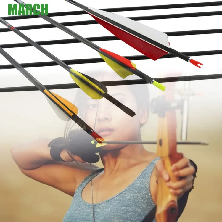 carbon fiber archery bow and arrow shaft for fishing hunting bowfishing shooting sport target outdoor fish horse olimpic deer