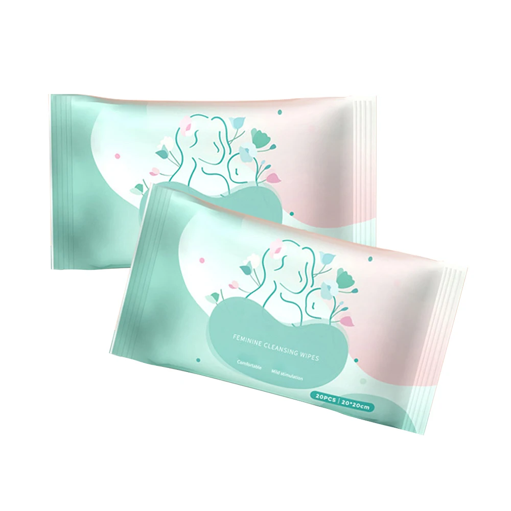 Private custom female private parts clean yin hygiene adult wet wipes everyday unscented adult body wipes