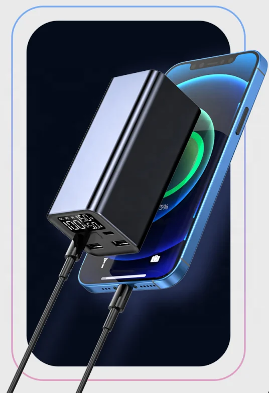 Portable laptop charger Fast Charging station PD 65W powerbank 50000mah 30000mah 20000mah Power Bank