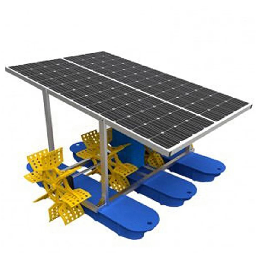 High quality prawn pond solar paddle wheel aerator for sale