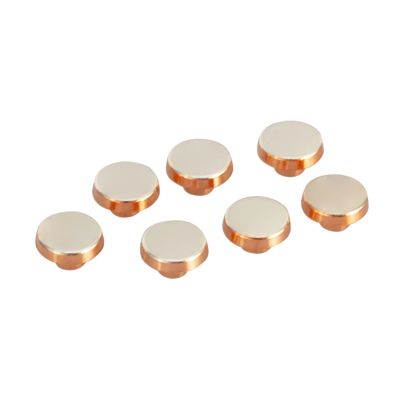 Wholesale Round/Flat Type AgSnO2 AgZnO Solid Silver Plating Electrical Bimetal Silver Contact Rivet For Switch