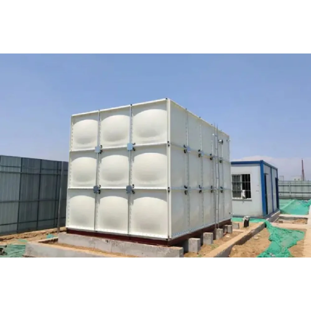 SMC GRP Fiberglass Drinking Water Tank Price Water Treatment Machinery Fibre Glass FRP Hot Large Water Tank