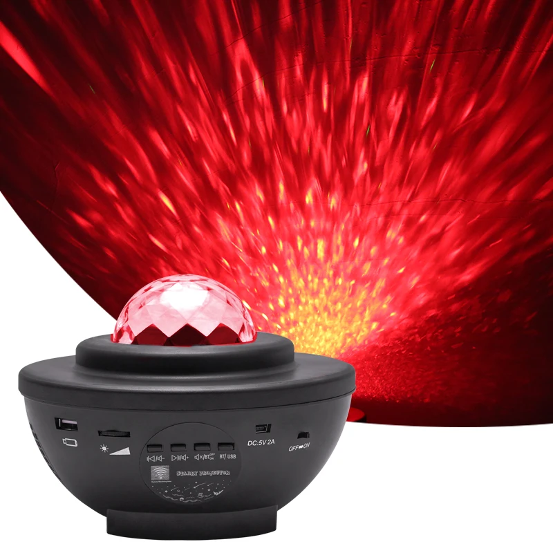 Factory Price USB Led +laser Party Lighting RGBW LED Baby Night Lights Discos Music Starry Sky Light Projector