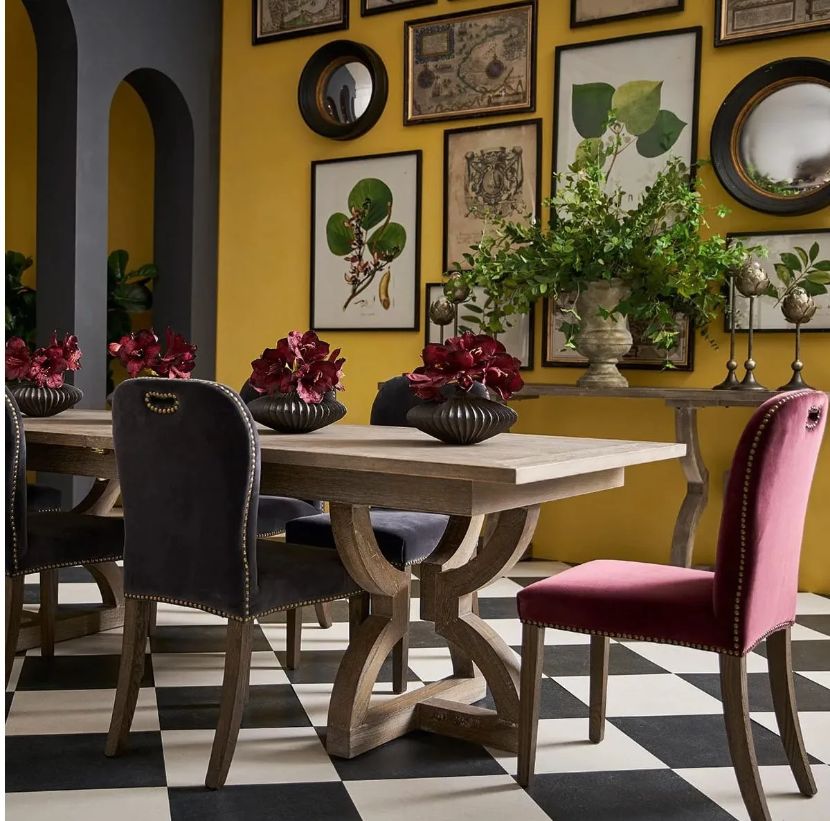 Manufacturer Supply Simple Design Luxury Dining Room Solid wood Table Oak extendable