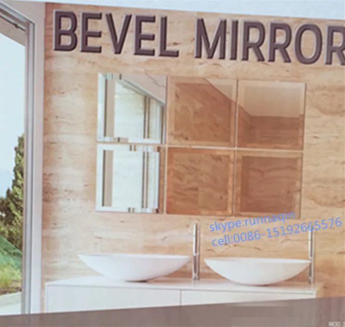 Cheap hexagonal mirror round mirror wall decorative mirror  with bevel polished edges in 18x21x30x30cm