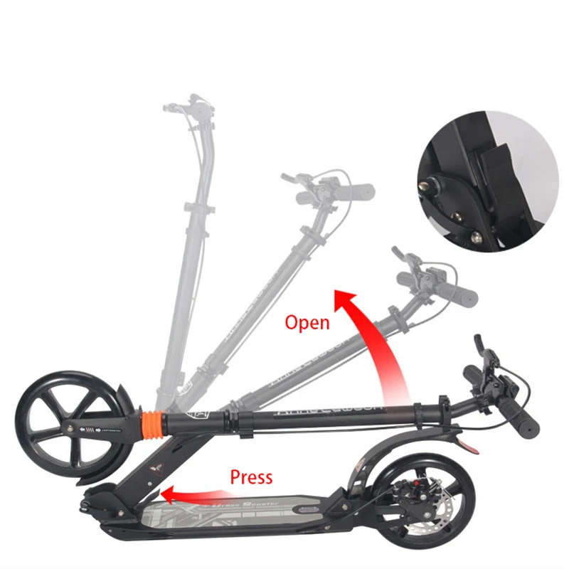 Hot Selling Adult Scooter Foldable Non-electric Scooter