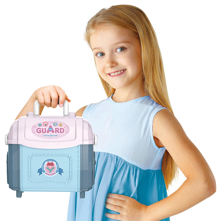 Kids 2 in 1 Educational Doctor Set with  Handbag Pretend Play Plastic Set Little Doctor Toys