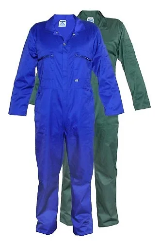 Flame Resistant Long Sleeve Overall Fire Retardant Workwear Coverall Durable Bizflame 88/12- 88% Cotton 12% Nylon Safety Coveral