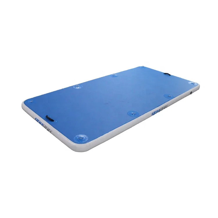 Inflatable motorized fishing platform paddle board pontoon dock Inflatable Water Floating Dock Platform