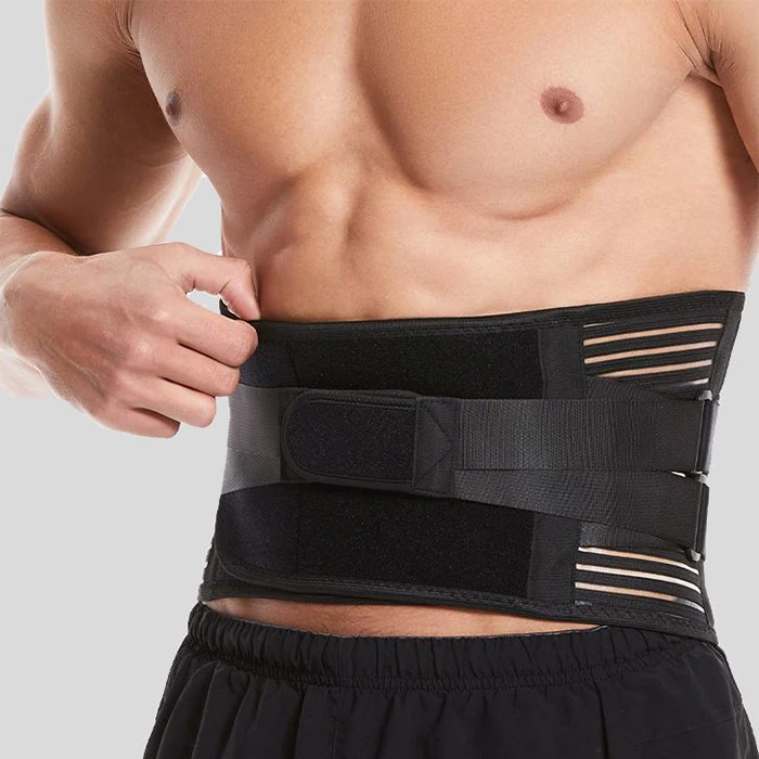 Breathable Lower Back Pain Relief Back Brace Back Support Belt with 6 Stays