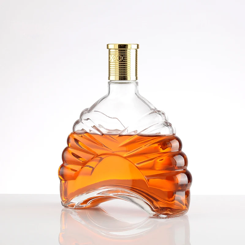 Drink 700ml flint rum wine vodka spirits alcoholic liquor bottle 750ml xo glass bottle whisky 100ml tequila wholesale
