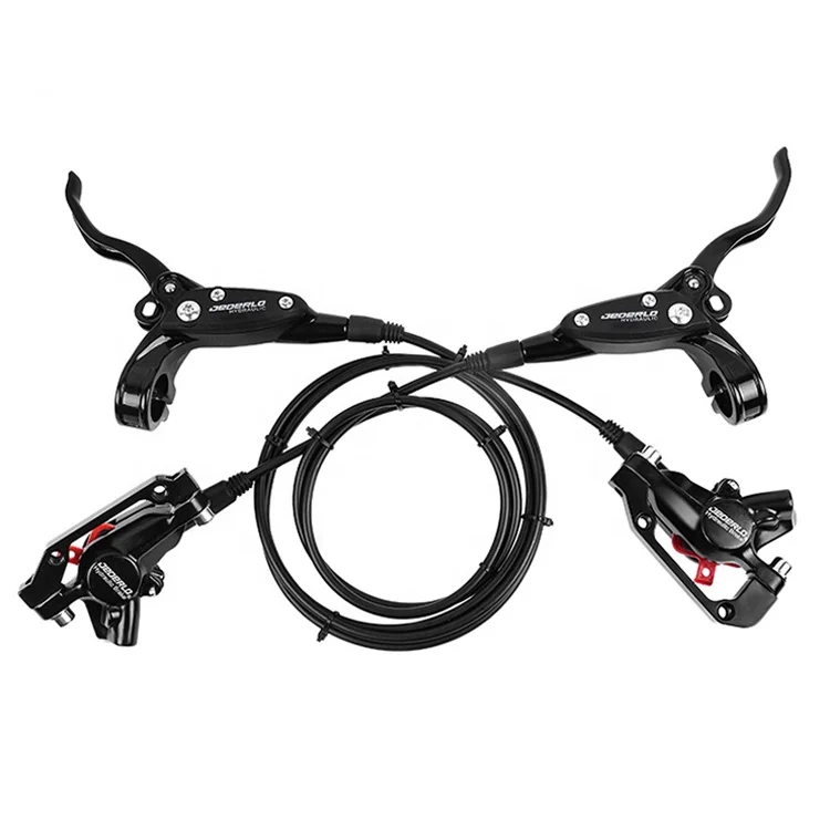 Customized Double Piston MTB Hydraulic Disc Brake Set with Disc Lever Bicycle Brake Fit Fat Mountain Bike