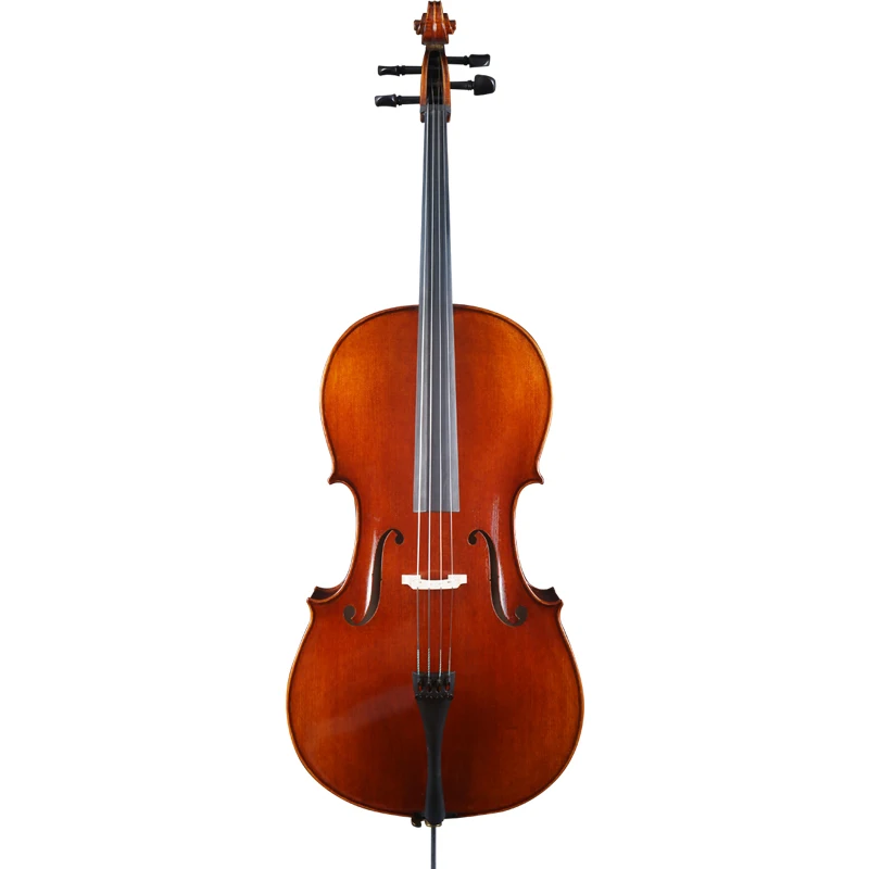 4/4 - 1/8 professional spruce flame maple intermediate student cello for music school high cello(C005 )