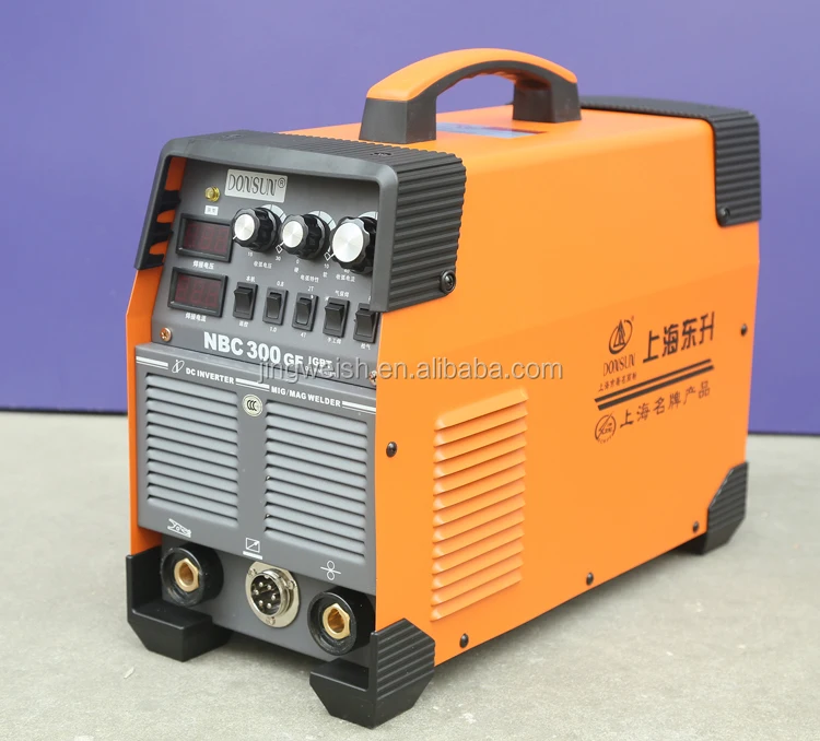 MIG 300GF High Efficiency Multi Functions MIG MAG ARC Welder with complete accessories, separated wire feeder, wit 2t4t function