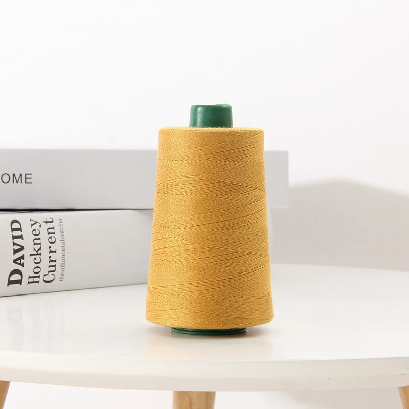 Acceptable low MOQ colorful 100% polyester 202 sewing thread for sewing all kinds of clothes