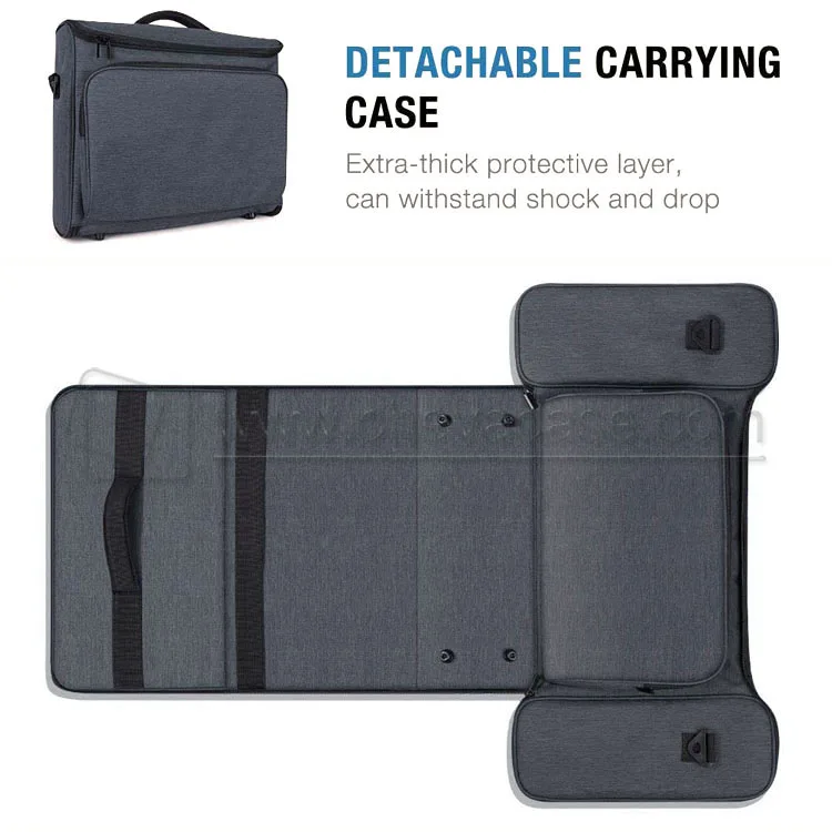 
Custom Portable Large Capacity Shockproof Device Storage Carrying Case Projector Bag 