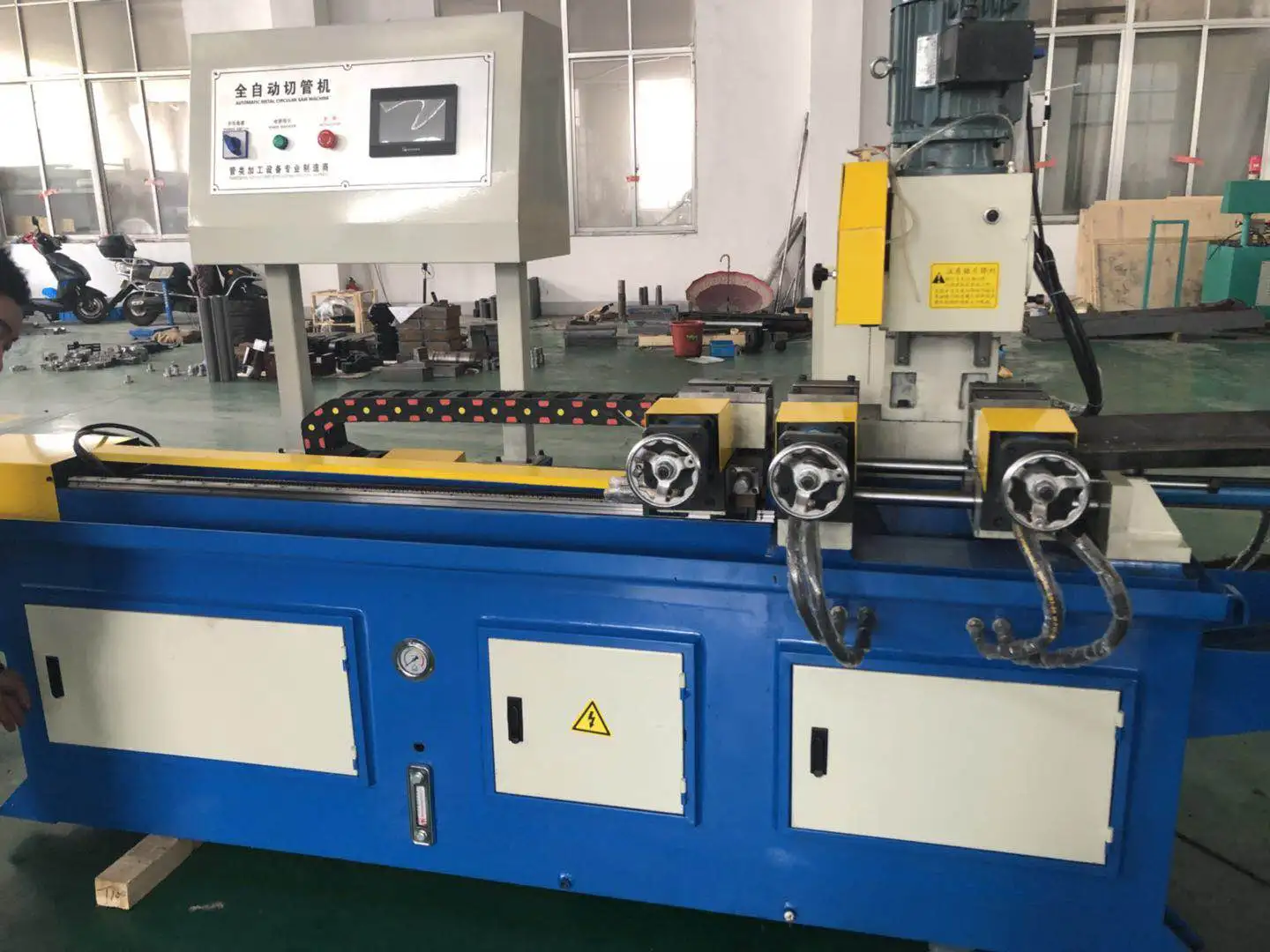 Полностью автоматическая машина для резки труб с серводвигателем MC350CNC